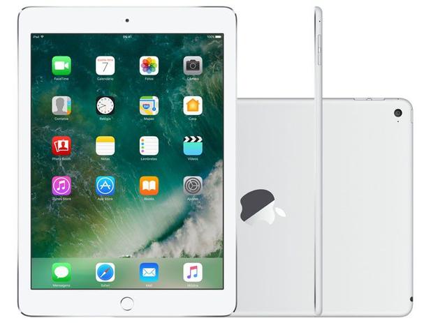 iPad Air Apple 4G 16GB Prata Tela 9,7” Retina - Proc. Chip A7 Câm. 5MP + Frontal iOS 10