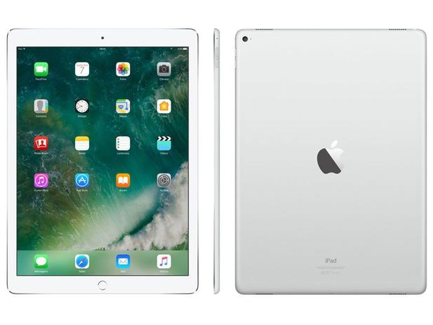 iPad Pro Apple 32GB Prata Tela 12,9” Retina - Proc. Chip A9X Câm. 8MP + Frontal iOS 10 Touch ID