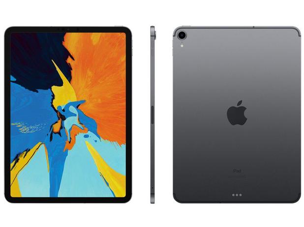 iPad Pro Apple 4G 64GB Cinza Espacial 11” Retina - Proc. A12X Câm. 12MP + Frontal 7MP iOS 12 Menor preço em iPad Pro Apple 4G 64GB Cinza Espacial 11” Retina - Proc. A12X Câm. 12MP + Frontal 7MP iOS 12