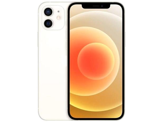 iPhone 12 Apple 128GB - Branco Tela 6,1” 12MP iOS Menor preço em iPhone 12 Apple 128GB - Branco Tela 6,1” 12MP iOS