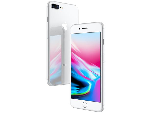 iPhone 8 Plus Apple 128GB Prateado 5,5” 12MP - iOS Menor preço em iPhone 8 Plus Apple 128GB Prateado 5,5” 12MP - iOS