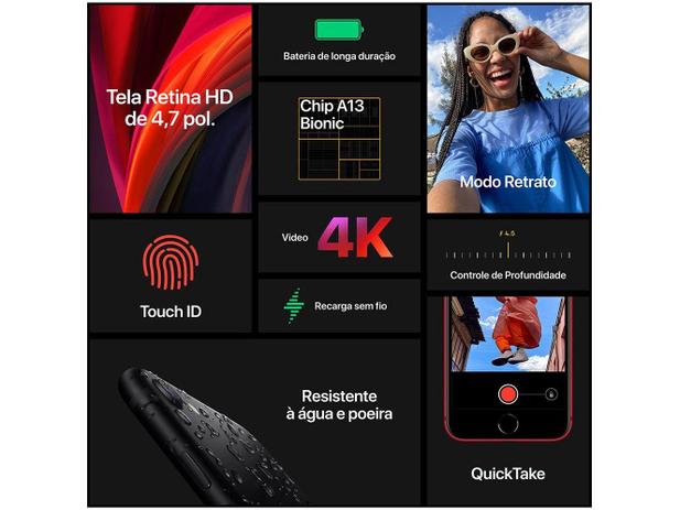 iPhone SE Apple 128GB (PRODUCT)RED 4,7” 12MP iOS