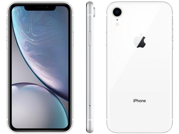 iPhone XR Apple 256GB Branco 4G Tela 6,1” Retina - Câmera 12MP +