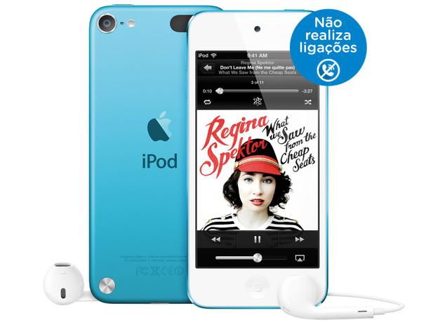 iPod Touch Apple 32GB Tela Multi-Touch Wi-Fi - Bluetooth Câmera 5MP MD717BZ/A Azul Menor preço em iPod Touch Apple 32GB Tela Multi-Touch Wi-Fi - Bluetooth Câmera 5MP MD717BZ/A Azul