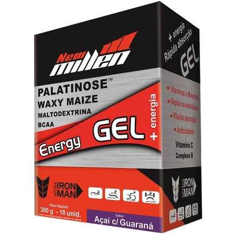 Iron Man Energy Gel 10 Saches - New millen Menor preço em Iron Man Energy Gel 10 Saches - New millen