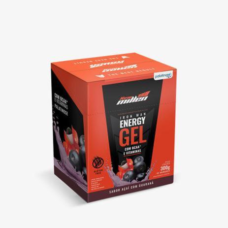 Iron Man Energy Gel Display C/10 Sachês - New Millen Menor preço em Iron Man Energy Gel Display C/10 Sachês - New Millen
