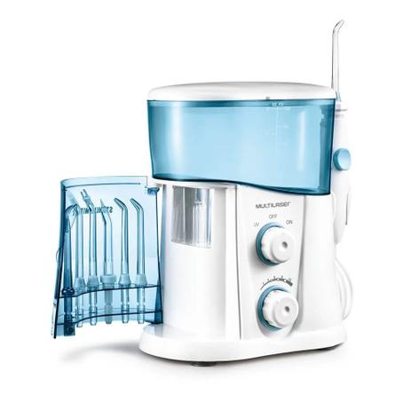 Irrigador Bucal Multilaser Hc038 Fio Dental De Agua - Bivolt Menor preço em Irrigador Bucal Multilaser Hc038 Fio Dental De Agua - Bivolt