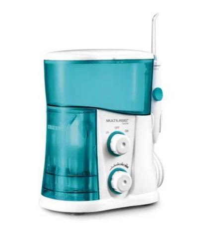 Irrigador Oral Clearpik Profissional Multilaser Limpeza Profunda 7 Bicos Branco/Azul - HC038 Menor preço em Irrigador Oral Clearpik Profissional Multilaser Limpeza Profunda 7 Bicos Branco/Azul - HC038