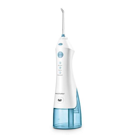 Irrigador Oral jato de água Multilaser portátil recarregável Menor preço em Irrigador Oral jato de água Multilaser portátil recarregável