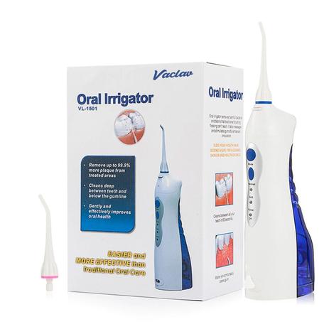 Irrigador Oral Portátil Vaclav Dental Recarregável VL1501 Menor preço em Irrigador Oral Portátil Vaclav Dental Recarregável VL1501