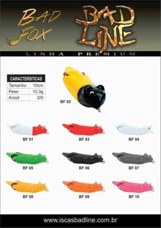 Isca Artificial De Borracha Traira Bad Fox Bad Line 1 Unidade Menor preço em Isca Artificial De Borracha Traira Bad Fox Bad Line 1 Unidade