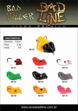 Isca Artificial De Borracha Traira Bad Killer Bad Line 1 Unidade Menor preço em Isca Artificial De Borracha Traira Bad Killer Bad Line 1 Unidade