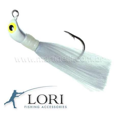 Isca Artificial Jig Lori M 12 G Cor: Branco Xuxinha Menor preço em Isca Artificial Jig Lori M 12 G Cor: Branco Xuxinha