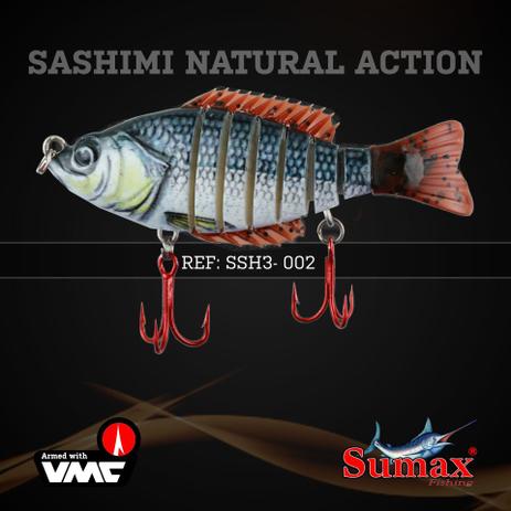Isca artificial sashimi lambari red color pec ssh-5-002 - Sumax Menor preço em Isca artificial sashimi lambari red color pec ssh-5-002 - Sumax