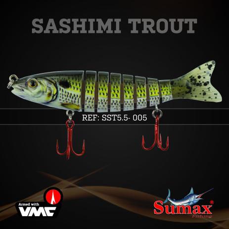 Isca artificial sashimi trout pec sst-4,5-005 - Sumax Menor preço em Isca artificial sashimi trout pec sst-4,5-005 - Sumax