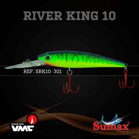 Isca artificial sumax river king 10mm srk-10-301 Menor preço em Isca artificial sumax river king 10mm srk-10-301