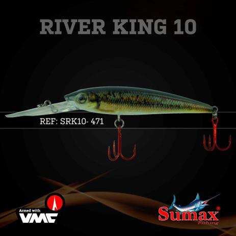 Isca artificial sumax river king 10mm srk-10-471 Menor preço em Isca artificial sumax river king 10mm srk-10-471
