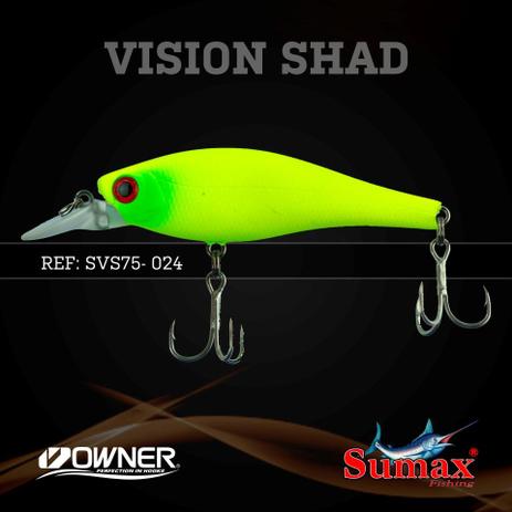 Isca artificial sumax vision shad matte super lemon pec svs-75-024 Menor preço em Isca artificial sumax vision shad matte super lemon pec svs-75-024