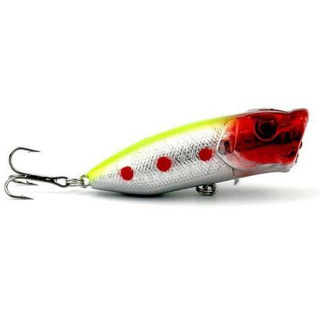 Isca Artificial Superfície Popper Tucunaré Robalo Traíra 6,5cm 13gr Mod 02 - Lei li imports Menor preço em Isca Artificial Superfície Popper Tucunaré Robalo Traíra 6,5cm 13gr Mod 02 - Lei li imports