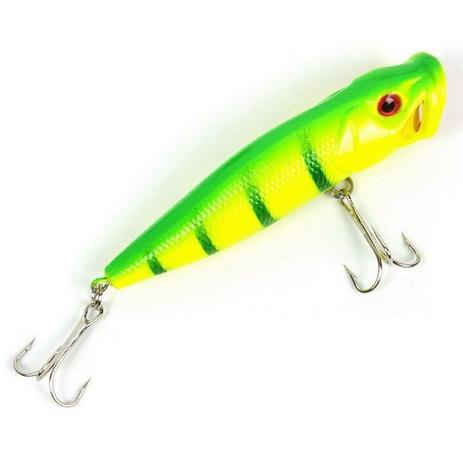 Menor preço em Isca Artificial Superfície Popper Tucunaré Robalo Traíra 9,5cm 12g Mod 06 - Lei li imports