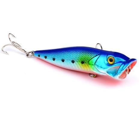Isca Artificial Superfície Popper Tucunaré Robalo Traíra 9,5cm 12g Mod 08 - Lei li imports Menor preço em Isca Artificial Superfície Popper Tucunaré Robalo Traíra 9,5cm 12g Mod 08 - Lei li imports