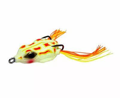 Isca artificial yara crazy frog 5,5cm 11,5g cor 23 branco glow Menor preço em Isca artificial yara crazy frog 5,5cm 11,5g cor 23 branco glow