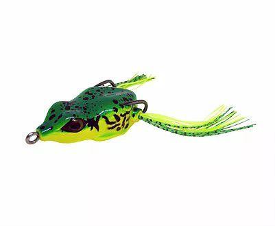 Isca artificial yara crazy frog 5,5cm 11,5g cor verde Menor preço em Isca artificial yara crazy frog 5,5cm 11,5g cor verde