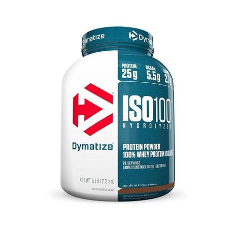 ISO 100 Hydrolyzed 100 Whey Protein Isolate 2.3kg - Dymatize Menor preço em ISO 100 Hydrolyzed 100 Whey Protein Isolate 2.3kg - Dymatize