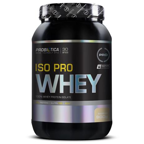 Iso Pro Whey 100 Isolado - 900g - Probiotica - Probiótica Menor preço em Iso Pro Whey 100 Isolado - 900g - Probiotica - Probiótica