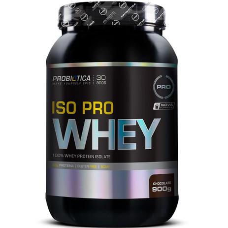 Iso Pro Whey - 900g Chocolate - Probiotica - Probiótica Menor preço em Iso Pro Whey - 900g Chocolate - Probiotica - Probiótica