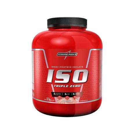 ISO TRIPLE ZERO 1,8kg - MORANGO - Integralmedica Menor preço em ISO TRIPLE ZERO 1,8kg - MORANGO - Integralmedica