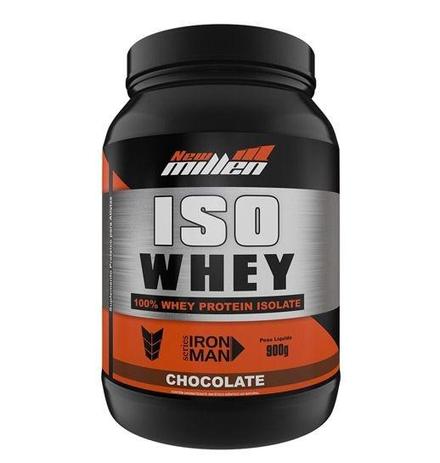 Iso Whey 100 Whey Protein Isolate 900g - New Millen Menor preço em Iso Whey 100 Whey Protein Isolate 900g - New Millen