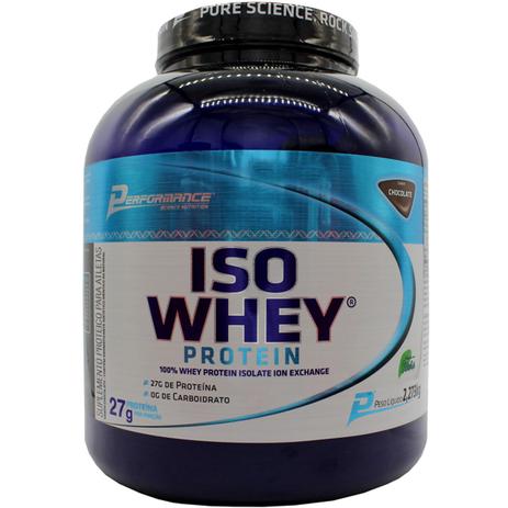 Iso whey protein (2,273kg) sabor chocolate - performance nutrition é boa?