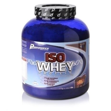 Iso Whey Protein chocolate 2273g - Performance Menor preço em Iso Whey Protein chocolate 2273g - Performance