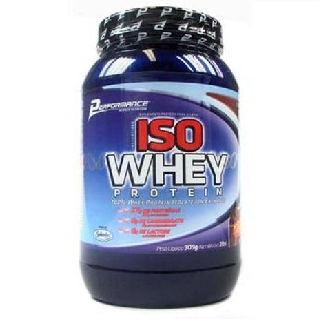 Iso Whey Protein Chocolate 909g - Performance Menor preço em Iso Whey Protein Chocolate 909g - Performance