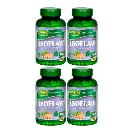 Isoflaw Gérmen De Soja Isoflavona 120 Cápsulas 500mg Unilife - Kit Com 4 Unidades - Unilife vitamins Menor preço em Isoflaw Gérmen De Soja Isoflavona 120 Cápsulas 500mg Unilife - Kit Com 4 Unidades - Unilife vitamins