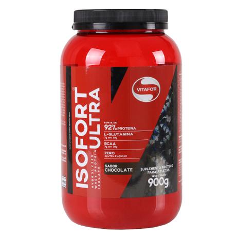 Isofort Ultra 900g Chocolate - Whey Protein Hidrolisado - Vitafor Menor preço em Isofort Ultra 900g Chocolate - Whey Protein Hidrolisado - Vitafor
