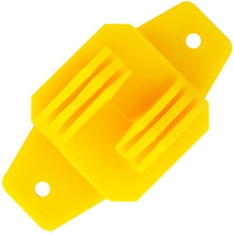 Isolador Tipo W Amarelo para Cerca Elétrica - Pacote 100 unidades - CNI Menor preço em Isolador Tipo W Amarelo para Cerca Elétrica - Pacote 100 unidades - CNI