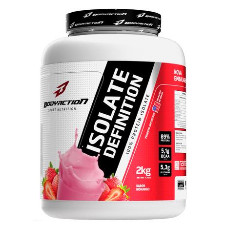Isolate definition morango 2kg - bodyaction proteina - Body action Menor preço em Isolate definition morango 2kg - bodyaction proteina - Body action