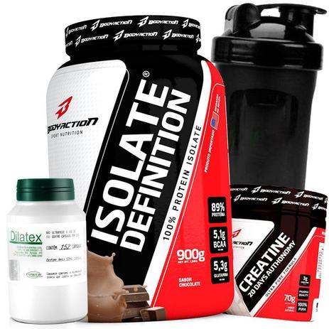 Isolate Isolado Definition 900g Puro Dilatex Vaso Dilatador 152caps Creatina 70g Copo Shaker wey wai - Body action é ruim? Isolate Isolado Definition 900g Puro Dilatex Vaso Dilatador 152caps Creatina 70g Copo Shaker wey wai - Body action é boa?