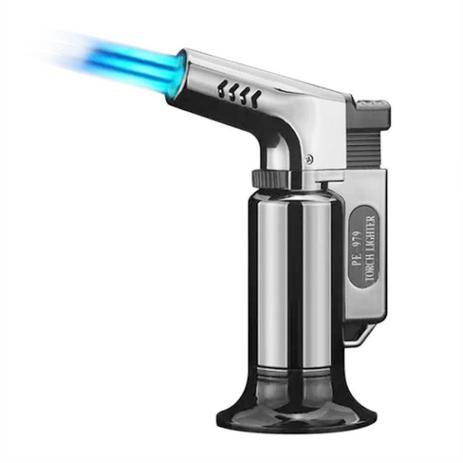 Isqueiro Metálico Tocha Flamejante Maçarico Portátil Culinário Automático à Gás Acendedor Flambador - Gici Casa Menor preço em Isqueiro Metálico Tocha Flamejante Maçarico Portátil Culinário Automático à Gás Acendedor Flambador - Gici Casa