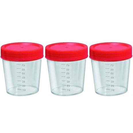 J. Prolab Coletor Universal 80ml Estéril (Kit C/03) Menor preço em J. Prolab Coletor Universal 80ml Estéril (Kit C/03)
