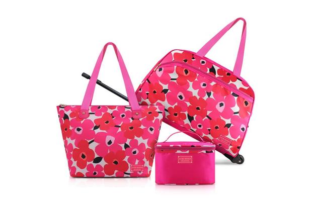 Jacki Design Conjunto de Mala e Bolsa de 3 Pçs Cor Pink Menor preço em Jacki Design Conjunto de Mala e Bolsa de 3 Pçs Cor Pink