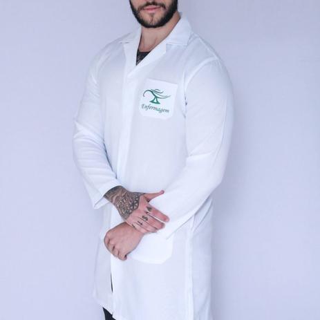 Jaleco Enfermagem Masculino Manga Longa FAÍKO Jalecos Menor preço em Jaleco Enfermagem Masculino Manga Longa FAÍKO Jalecos