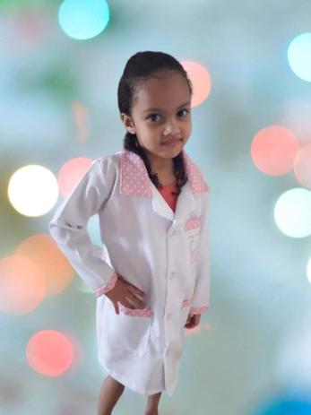 Jaleco infantil Personalizado em bordado - MiniTorcida Menor preço em Jaleco infantil Personalizado em bordado - MiniTorcida