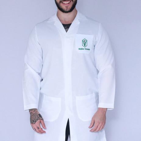 Jaleco Medicina Veterinária Manga Longa FAÍKO Jalecos Menor preço em Jaleco Medicina Veterinária Manga Longa FAÍKO Jalecos