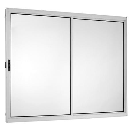 Janela alumínio 100x120 duas folhas - Fermeta Menor preço em Janela alumínio 100x120 duas folhas - Fermeta