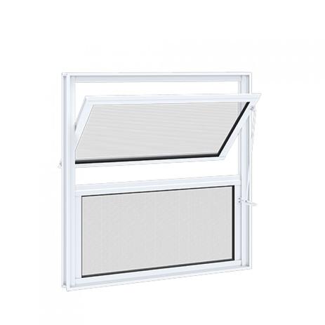 Janela Basculante sem Grade Riobras Alumínio 40cmx40cm Branco Menor preço em Janela Basculante sem Grade Riobras Alumínio 40cmx40cm Branco