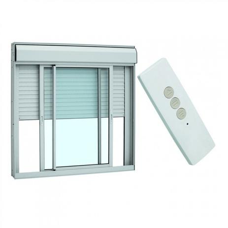 Janela de Alumínio Integrada Veneziana com Controle Remoto Alumifort 120 cm x 150 cm Sasazaki Cinza Menor preço em Janela de Alumínio Integrada Veneziana com Controle Remoto Alumifort 120 cm x 150 cm Sasazaki Cinza