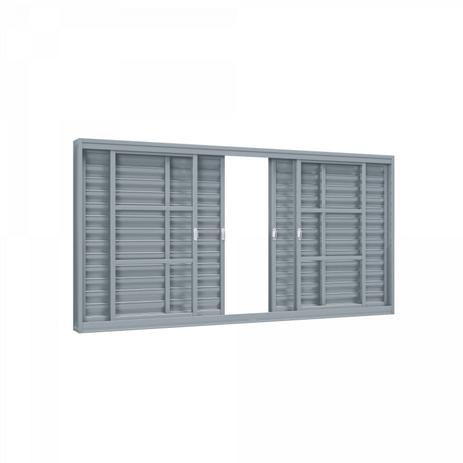 Janela de Correr Aço Veneziana 6 Folhas Lucasa Premium  100cmx120cm Cinza é boa?